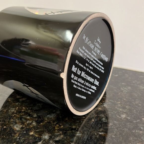 DISNEY / Nightmare Before Christmas Iridescent Jack Skellington Head Mug - Picture 5 of 5